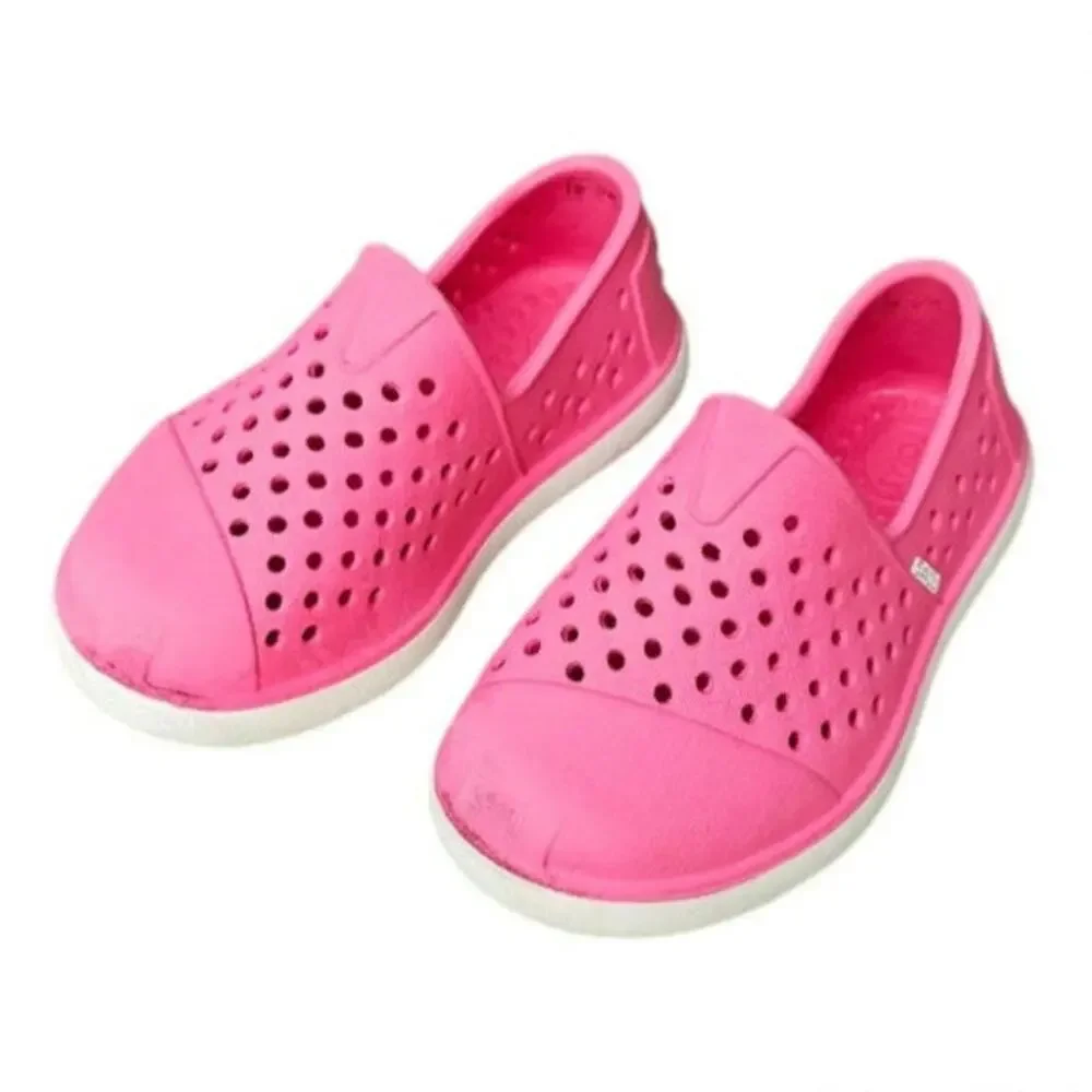 Tom's Perforated Slip-On Sneakers Pink Toddler Shoes Size 6T